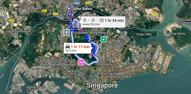 Johor Bahru to Singapore
moving from Moving from Johor Bahru to SingaporeV